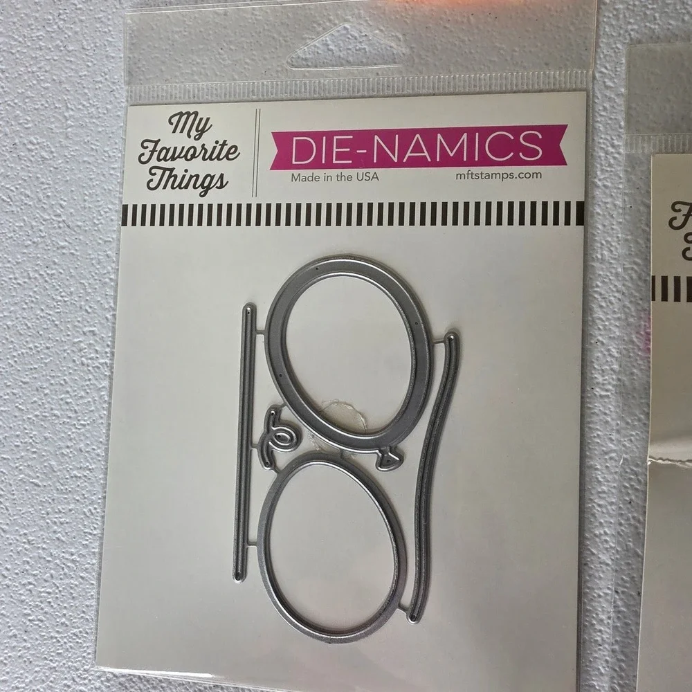NEW My Favorite Things Die-namics Stamps Sequins Shaker Cards Valentines Balloon